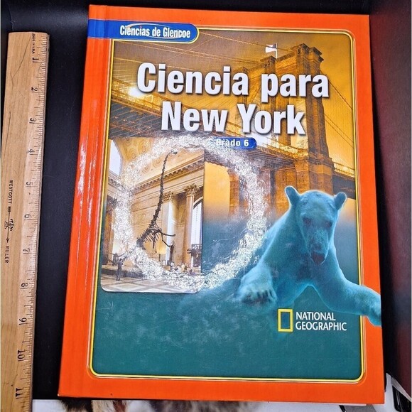 National geographic Ciencia Para New York hardcover book education 6th grade - Picture 2 of 4